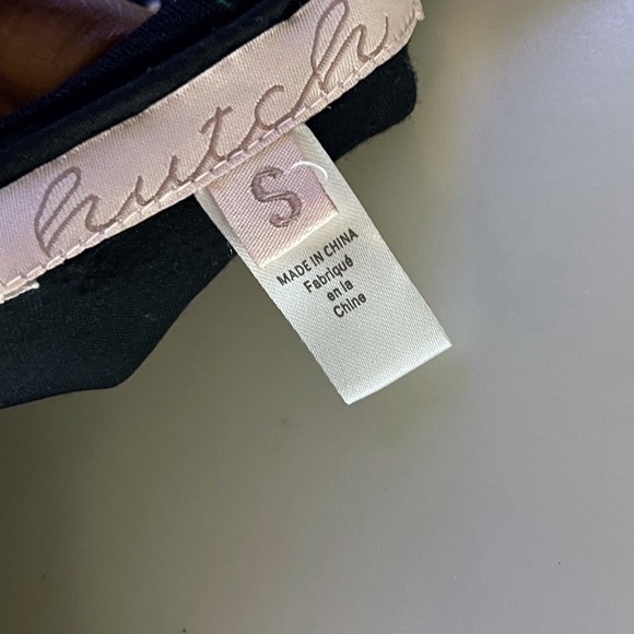 Anthropologie Hutch Ditzy Corset Black Floral Mini Dress Twee Indie Boho - Picture 4 of 8